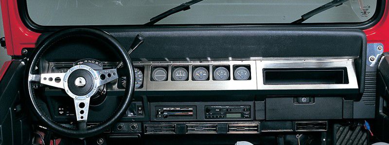 Rampage Jeep Dash Overlay Kit