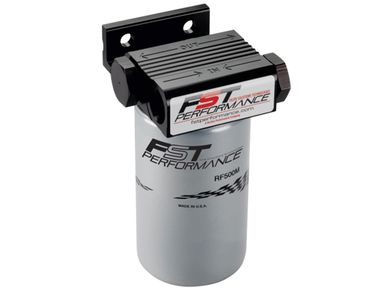 FST Performance RPM300 FloMax 300 Red Anodized 1//2 NPT Port Fuel Filter//Water Separator System