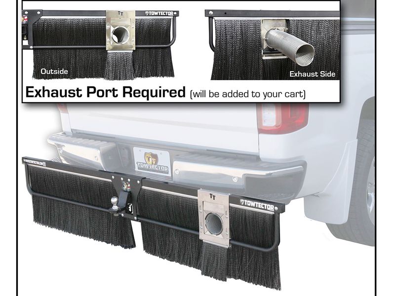 TOW29614T3EP Towtector Premium Brush Strip Mud Flaps RealTruck