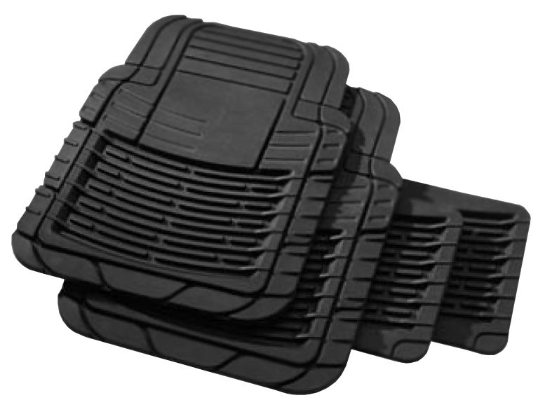 Rubber Queen Black All Season Floor Mats
