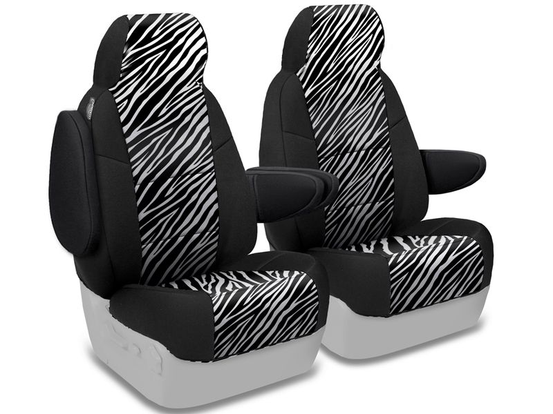 CVKCSC2PD16 Coverking Zebra Seat Covers RealTruck
