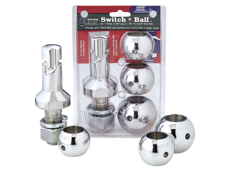 CRT42225 Curt SwitchBall Complete Trailer Hitch Ball Set RealTruck
