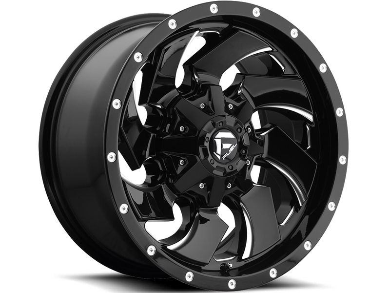 Fuel Black One Piece Cleaver Wheel