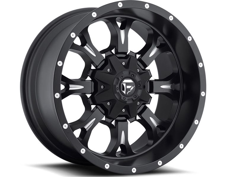 Fuel Matte Black Krank Wheel