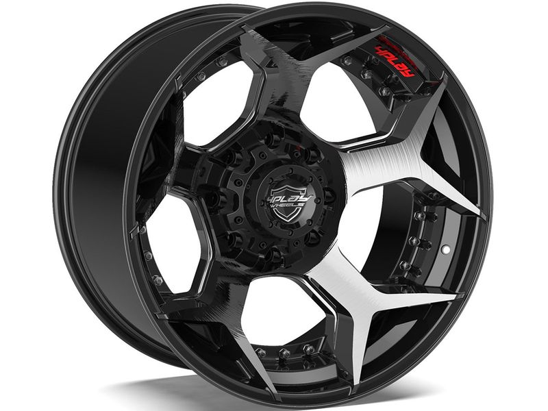 4Play Brushed Black 4P50 Wheel