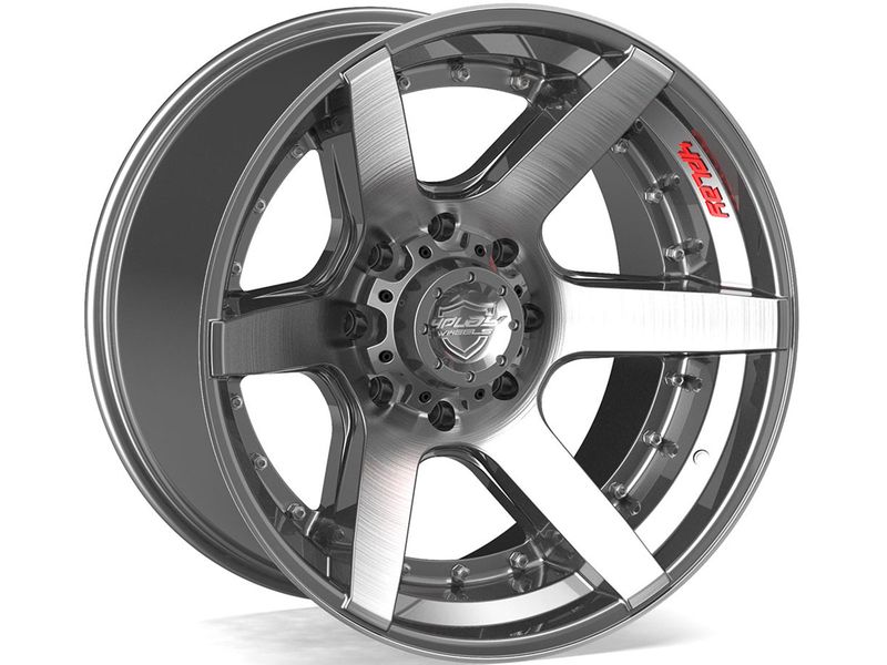 4Play Brushed Gunmetal 4P60 Wheel