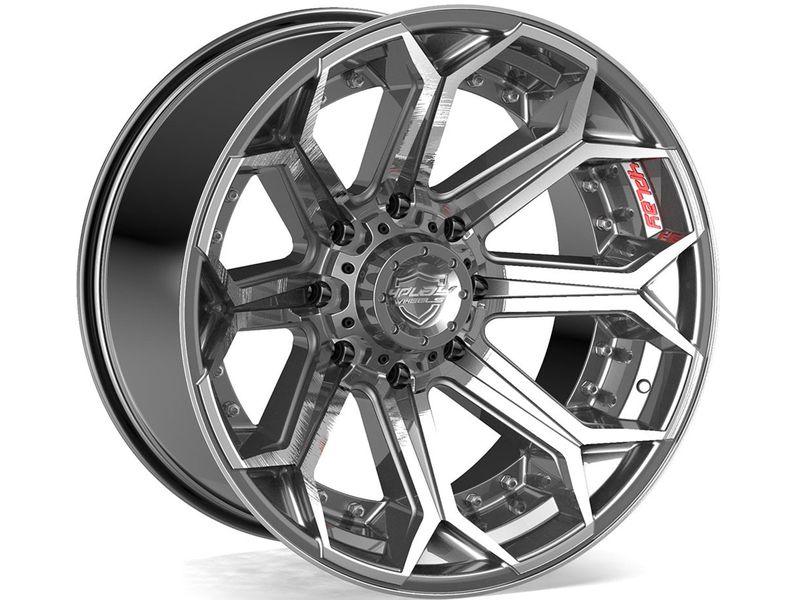 4Play Brushed Gunmetal 4P80R Wheel