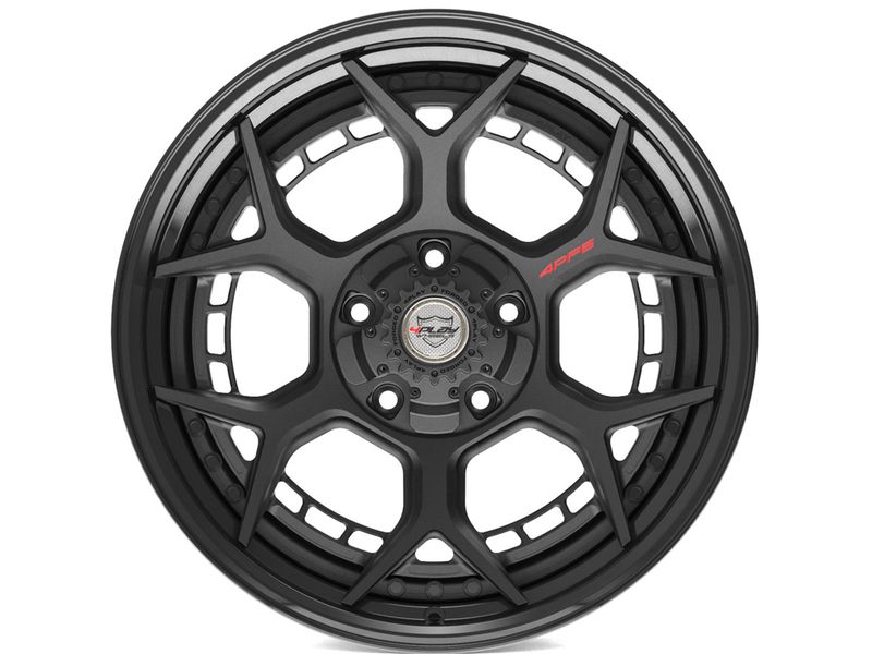 4Play Forged Matte Black 4PF6 Wheel