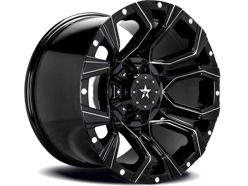 Rbp Milled Black 64r Widow Wheels Realtruck 