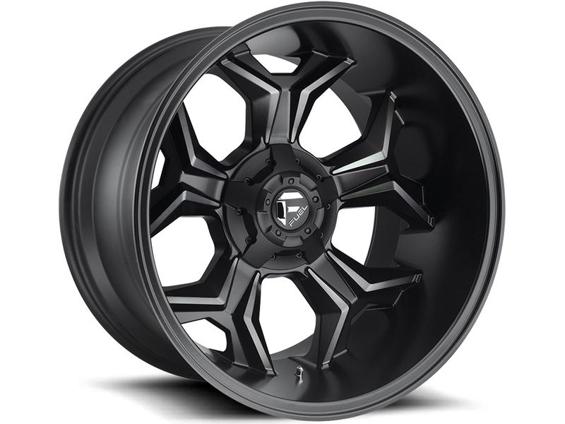 Fuel Matte Black with Dark Tint Avenger Wheel