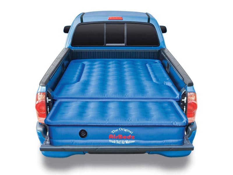 strap mattress to truck bed