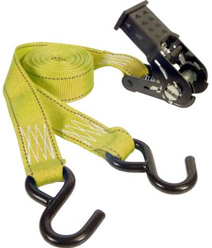 Keeper 05515 15 x 1 Ratchet Tie-Down with Double J-Hooks