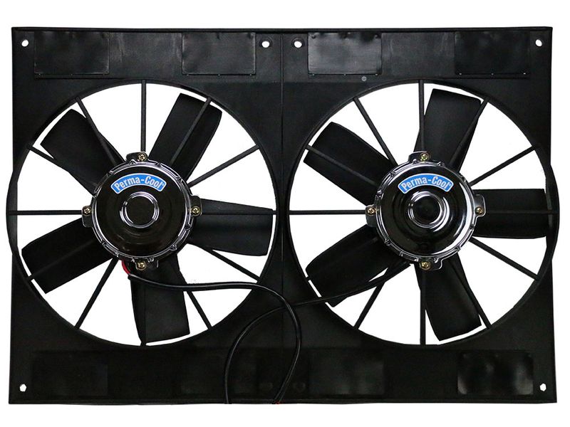 PMC19411 PermaCool High Performance Electric Fans with Shroud RealTruck