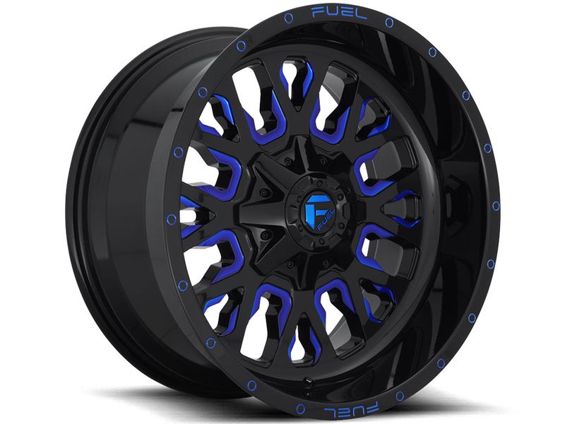 Fuel Black & Blue Stroke Wheel