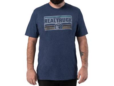 RealTruck Men&#039;s Heather Navy License Plate T-Shirt