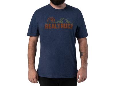 RealTruck Men&#039;s Heather Navy Front Range T-Shirt