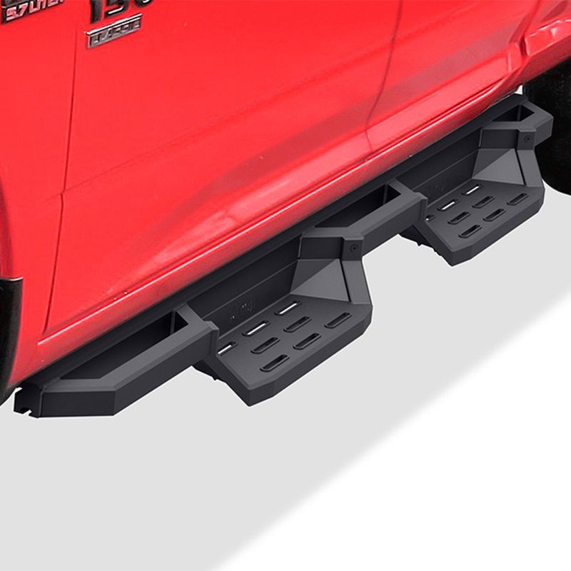 APS Black Square Tube Drop Style Nerf Bars