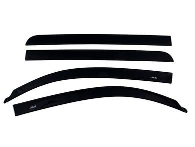 Avs 1774003 In Channel Low Profile Ventvisor Matte Black Front And Rear Window Deflectors