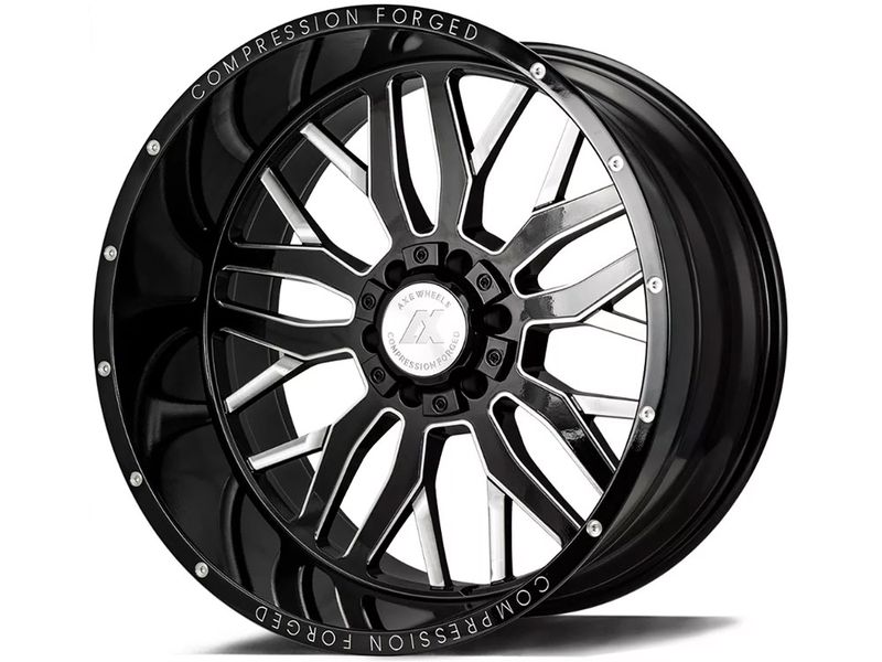 Axe Offroad Milled Black AX1 Wheels | RealTruck