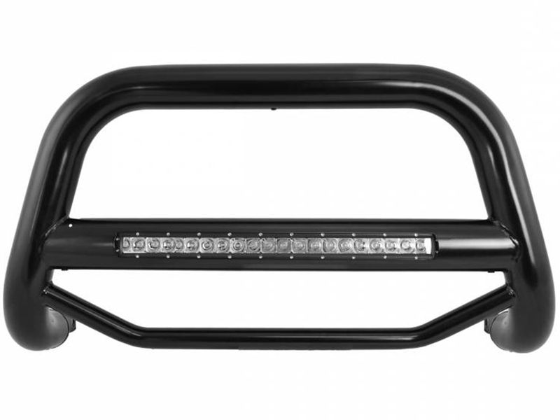 Black Horse Max Beacon Black LED Bull Bar