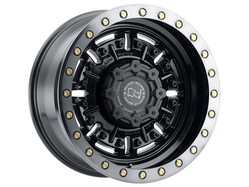 Black Rhino Machined Matte Black Abrams Wheel