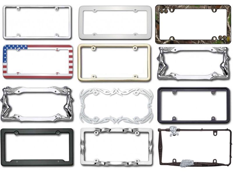 Cruiser Cadillac License Plate Frame
