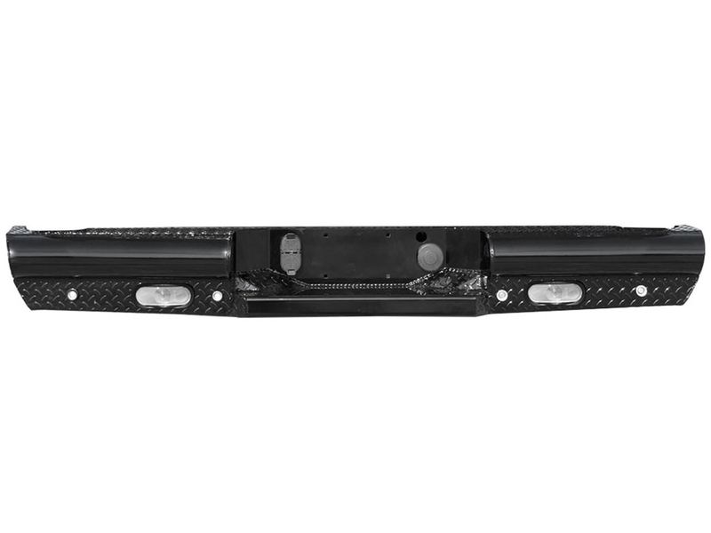 Fab Fours Black Steel Rear Bumper