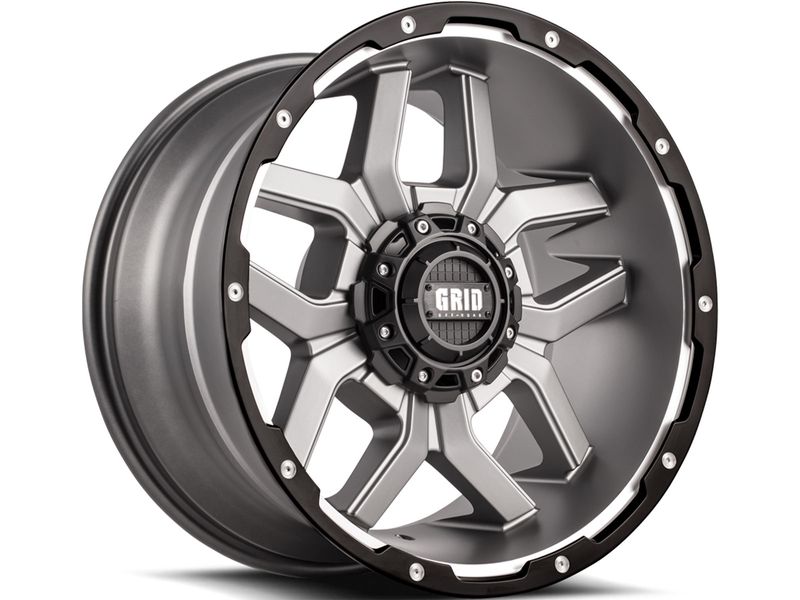 Grid Grey GD7 Wheels