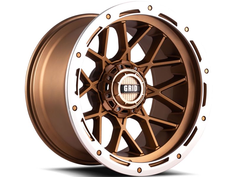 Grid Milled Bronze GD13 Wheels
