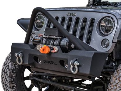 Havoc Offroad Gen 2 Metal Masher Stubby Front Bumper With Stinger