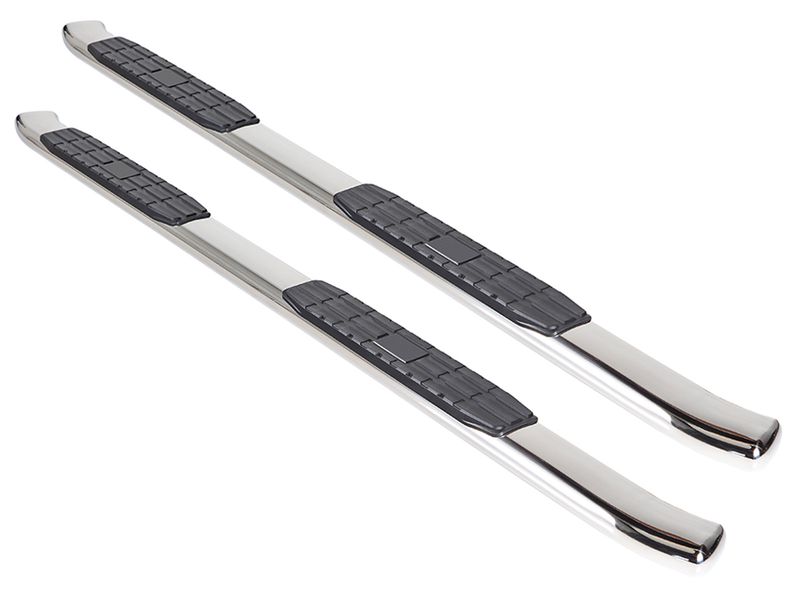 IAS-40-30907 Ionic 4 Stainless Curved Nerf Bars | Running Board Warehouse Ionic Pro Series 4 Stainless Nerf Bars