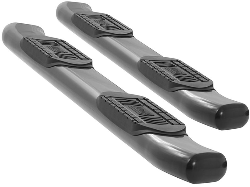 Luverne 6 Black Oval Nerf Bars RealTruck