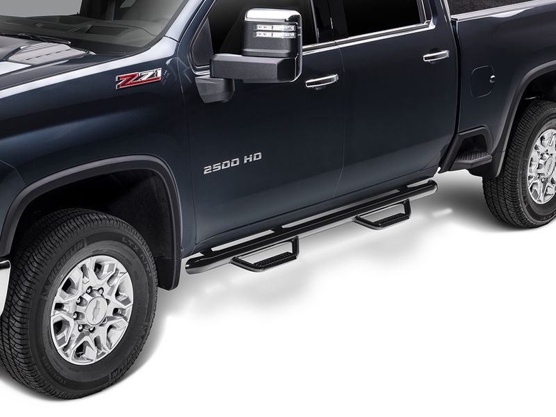 NFBC1153RC NFab Black Cab Length Nerf Bars Running Board Warehouse