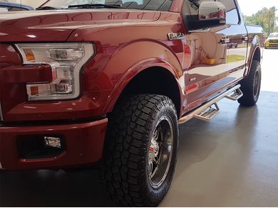 N Fab Stainless Steel Cab Length Podium Steps Realtruck