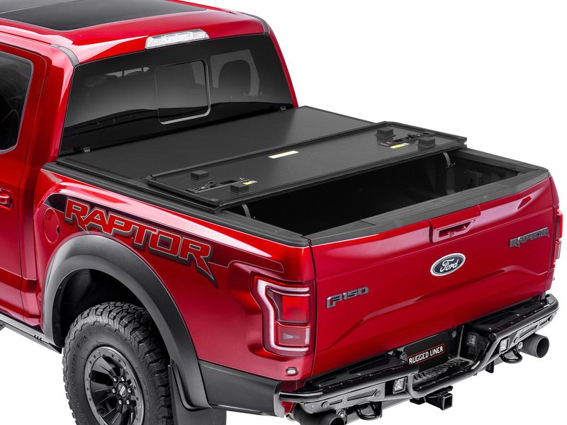 RLIHC3C5514 Rugged Liner HC3 Premium Hard Fold Tonneau Cover RealTruck