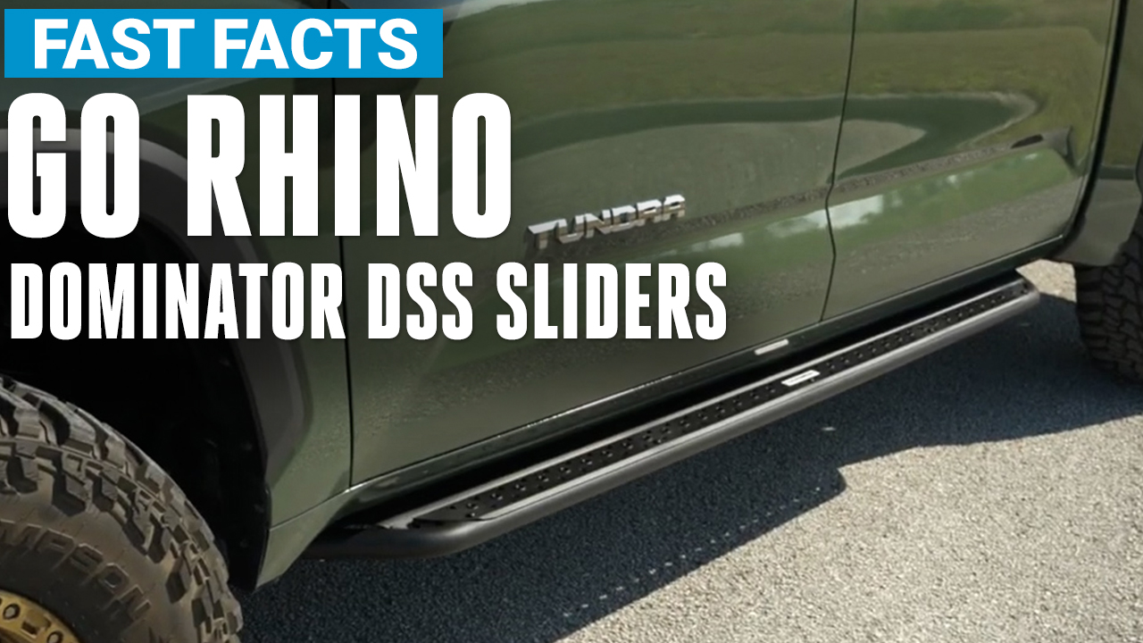 Go Rhino Dominator DSS Sliders on 2022 Toyota Tundra Fast Facts