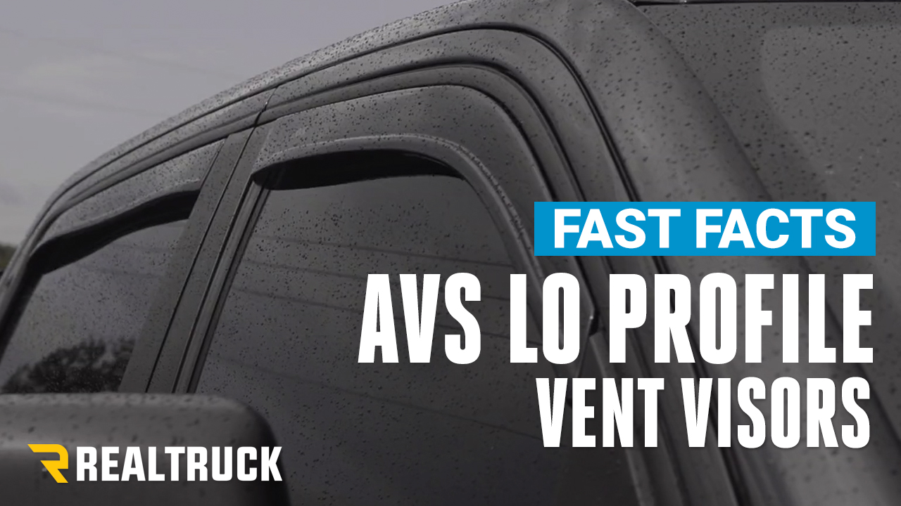 AVS® Low Profile Ventvisors® Window Deflectors Fast Facts